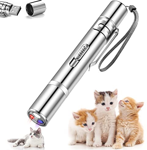 Vinmooog Interaktives katzenspielzeug Katze Hund Kitten Spielzeug, 7 In1 cat Toy Multimode für Haustiere Trainingsgerät