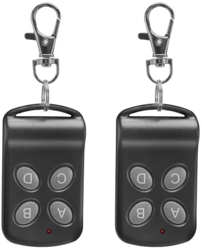 jojofuny Garagentoröffner 4-Knopf Funkfernbedienung 433 Mhz Schlüsselanhänger Für Garagentore Rollläden Und Türsteuerung Robust Kompakt 1X3.5X2.6 Cm Garagenzubehör