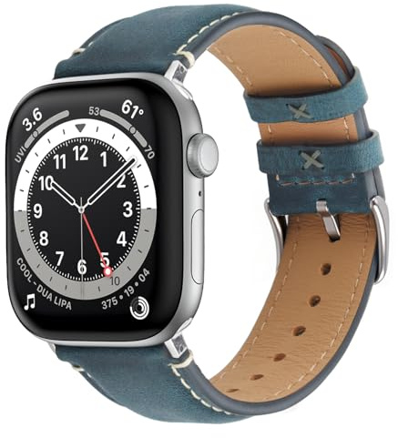 Wristitani Genuine Leather Strap for Apple Watch | Fits 49/46/45/44/42/41/40mm for Men,Replacement Band for iWatch Ultra 3/2/1 Series 11 10 9 8 7 SE3 SE2 SE 6 5 4