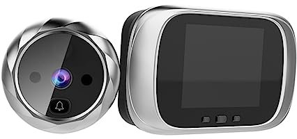 Sewroro 90grado Spioncino Digitale Per Porta Campanello Visivo Gradi Grandangolare Scatto Automatico Su Sveglia Memoria Integrata Design Basso Standby Fino Giorni
