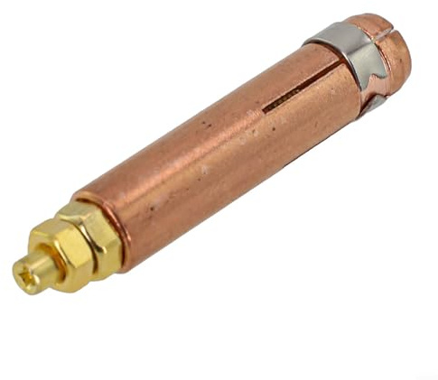 Desiumite Portabrocas de descarga para condensador con máquina de soldadura de espárragos /m5/m6/m8, pernos compatibles con pinzas, tela de cobre, 4305 mm de longitud, 1 paquete (M6)