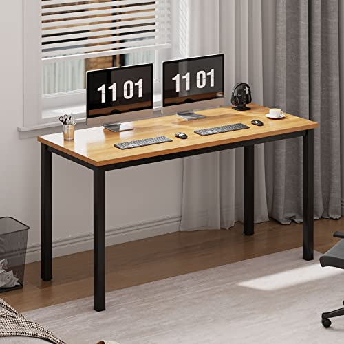 SogesHome Schreibtisch Computertisch 100 x 60 x 75 cm PC Schreibtisch Büro Schreibtisch Workstation für Home Office zu Hause Schreibtisch, Esstisch Konferenztisch AC3BB-100-SH