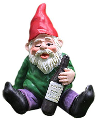 LYEAA Mini Dwarf Gnome Statue Garden Ornament Resin Fairy Micro Landscape Elf For Garden Outdoor Best Gift(C)