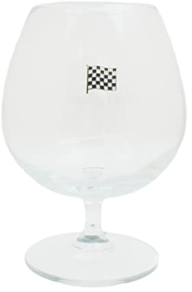 Gamekeepers Cottage gifts Finish Line Flag Brandy Cognac Glass Gift 25 Oz 477