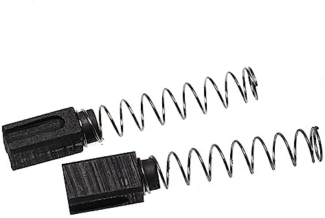vhbw 2x Kohlebürste 4 x 5 x 10 mm kompatibel mit Bernina 717 | 707, 700, 500 Nähmaschine + Feder