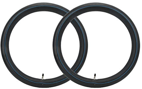 2 Tubos Interiores de 2,50-18 para Moto de con Llantas de Rueda de 18 Pulgadas y Anchos de Neumáticos de 2,5 a 3,0 Pulgadas, para Motocicleta, Todoterreno, Tubo Interior con Vástago de Válvula