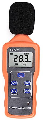 Fonometro SL4201 Fonometro Misurazione 30dB -130dB Registratore Tester