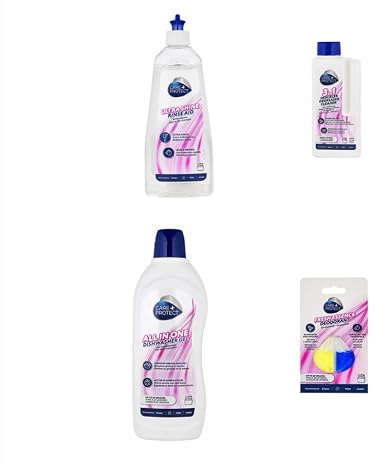 Haier Nettoyant lave-linge et lave-vaisselle 3 en 1 - Détartrant - Dégraissant - Nettoyant hygiénique - Universel - 6 sachets pour 6 mois d'approvisionnement