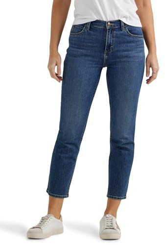 Lee Women's Legendary 23 Capri Jean Clear Nights 6