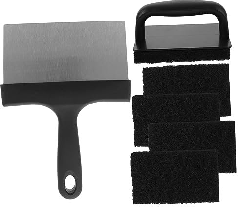 Anneome 6-teiliges Grillrost-reinigungsbürsten-set Aus Edelstahl Schaber Schaber Zum Entfernen Von Öl