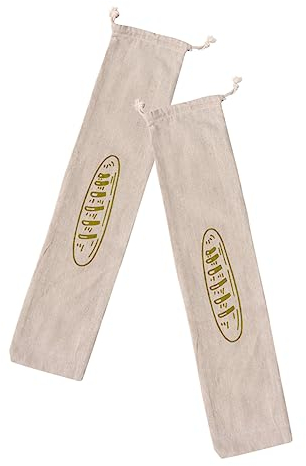 Cabilock 2stücke Leinen Brotbeutel Brotaufbewahrungsbeutel Wiederverwendbare Brotbeutel Mit Kordelzug Für Bäckerei Brot Lagerung