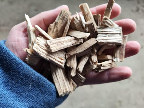 Hackschnitzel universal/gesiebt - 100 Liter - Holzhackschnitzel zum Heizen sowie für Gartenprojekte & als Fallschutz Hackschnitzel - 100% Natur Holzhackschnitzel aus bayrischem Stammholz