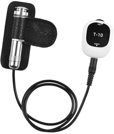 Pickup Acustico, Pickup per Violino Pickup per Chitarra No Punch Pickup Universale per Chitarra, Ukulele, Erhu, Violino e Altri Strumenti (T-10-03)