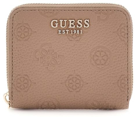 GUESS Geldbörse Cresidia II SLG Zip Around Wallet Dark Taupe Logo