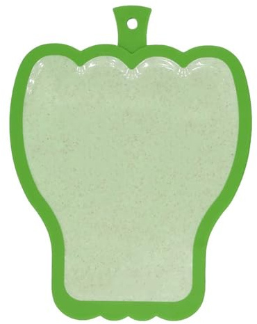 Juego de tablas de cortar con forma divertida, 4 piezas de accesorios de cocina y barbacoa con diseños de tomate, pimiento, limón, apto para lavavajillas y cuchillos, plástico para carne, verduras