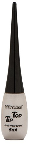 Eulenspiegel 670668 - Profi-Aqua Liquid TipTop Silber, Pinselflasche, 5 ml, Halloween, Karneval, Mottoparty | Flüssige Schminke in Pinselflasche, für Eyeliner, feine Linien & Details