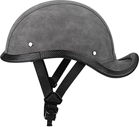SDFGDFD Mezzo Casco da Moto Mezzo Casco Moto Vintage retrò ECE/DOT Omologato Scooter Motociclista Elmetto Protettivo Classic Unisex Adulto,retrò Portatile Jet Casco Scodella