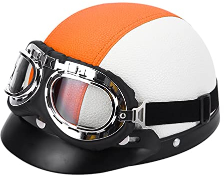Portatile Mezzi Caschi Jet Casco A Scodella Scooter Motorino Cromwell Caschi Casco Scooter Mezzo Casco Scooter Crociera Bicicletta Mezzo Elmetto Moto retrò ECE Omologato retrò Casco Scodella