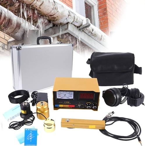 Detector De Fugas De Agua, Detector De Fugas De Tuberías, Detector De Fugas De Agua Subterránea Para Exteriores/hogar, Sensor De Fugas De Agua Con Auriculares Y Estuche De Transporte