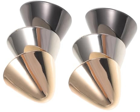 ROMISBABA 3paare Metall Sohlenkappenschutz Für High Heels Eleganter Schuhspitzenschutz Robust Und Verschleißfest Passend Für Spitze Pumps in Gold Silber Und Gunmetal Für Partys Und Feiern