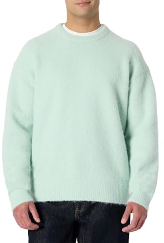 Amazon Essentials Pullover Girocollo in Finto Mohair, Vestibilità Rilassata Uomo
