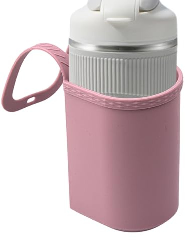 Portavasos de silicona para cochecito, cesta de bebida de gran volumen, soporte para botella de drenaje, soporte antideslizante para contenedor de líquido, componente compacto de ayuda de movilidad