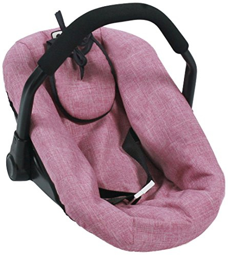 Bayer Chic 2000 708 70 Puppen-Autositz für Baby-Puppen, Jeans Rosa