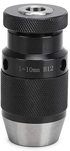 Portabrocas de apriete automático, portabrocas de bloqueo automático de carburo de 1-10 mm B12, piezas de torno CNC, para máquinas taladradoras, fresadoras, tornos