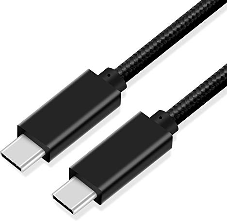 Cuxnoo Câble vidéo USB C à C 1 M, câble de moniteur 4K USB Type C prenant en charge la charge rapide 100 W et la synchronisation des données 10 Gbit/s
