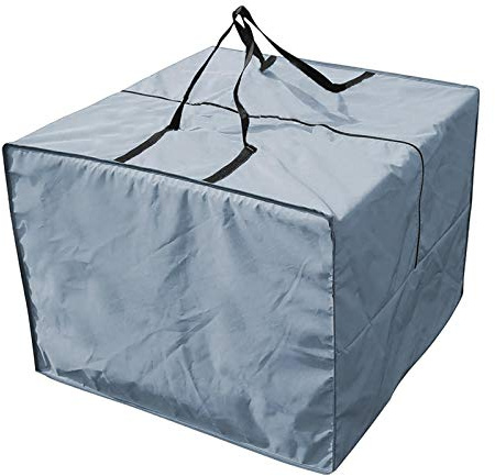 Schutzhülle Für Auflagen, Wasserdicht Loungekissen Aufbewahrung Tasche Outdoor Kissen Aufbewahrungstasche Tasche Mit Tragegriff Für Patio Möbel Kissen, 81cm L X 81cm W X 61cm H