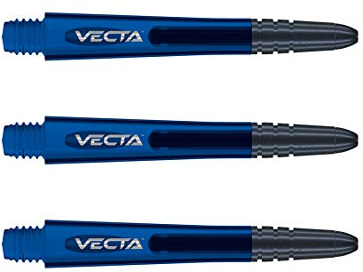 WINMAU Dart Shaft - Vecta Polycarbonat Dart Stems - 1 Set pro Packung (insgesamt 3 Dart-Schäfte) - Professionelles Dartzubehör - Verfügbar in den Größen Kurz, Intermediate und Medium