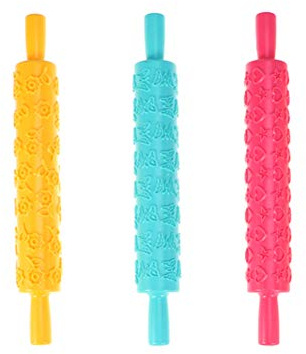 HEMOTON 8 Pièces Rouleau à Pâtisserie Outil Multifonction Rouleau Patisserie Moule Outils De Pâte Roulée Gâteau Molette