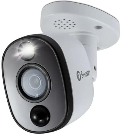 Swann WPRO-4KWLBPK2-EU 4K Ultra HD Add-On Security Camera, 151mm x 70mm x 70mm, White