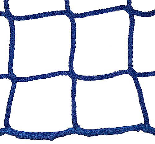 Seitenschutznetz 2m x 5m, # 10,0cm, blau, DIN EN-1263-1 Dachdeckerfangnetz Gerüstnetz