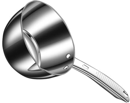 HAKIDZEL Mestolo in Acciaio Inossidabile Mestolo per Acqua Allungato Multifunzionale per Cucina e Giardino Facile da Usare e Durevole