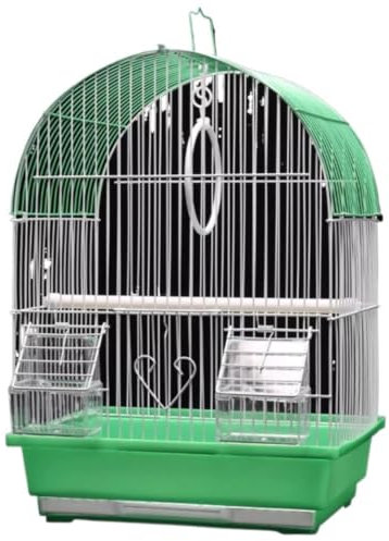 LOSTIS Vogelkäfig Vogelvoliere Metall-Vogelkäfig Für Kleine Vögel, Nymphensittiche, Turteltauben, Finken, Kanarienvögel, Sittiche, Voliere, Wellensittiche Vogelbauer Vogelhaus(Grün)
