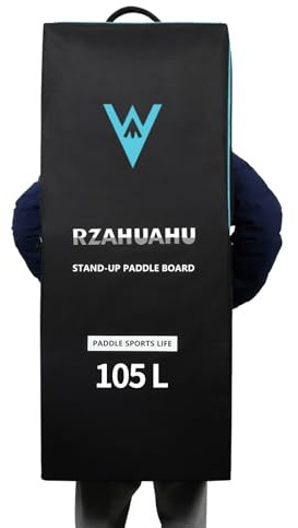 SOUUXIU sup Tasche,Aufblasbarer Paddleboard-Rucksack große Kapazität, Oxford-Stoff Tragetasche Rucksacktasche für S-UP Board | Robuster Rucksack für beliebte Stand Up Paddle Boards,105L/125L