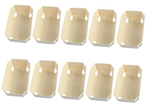 COLLBATH Nonstick Toast Mold 10pcs Wooden Toast Box Cake Mold Perfect for Family Gatherings