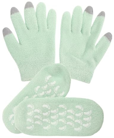 OATIPHO Feuchtigkeitsspendende Handschuhe Handschuhe Zum Eincremen Der Hände Über Nacht Gelhandschuhe Für Trockene Rissige Hände Handpflegehandschuhe Für Feuchtigkeitspflege Über Nacht