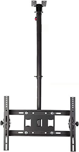 Supporto TV Parete Regolabile, Supporto soffitto, Adatto TV LCD a Schermo Piatto e curvi 32-50 Pollici, Supporto TV telescopico, inclinabile e Girevole, Supporto TV Fino a 400x400 mm.