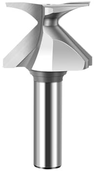 ZHaotn Cuchilla de corte integrada con arco de 1/2-1/4 de pulgada, 6 mm-12 mm, brocas de enrutador R18/30/50 for puertas de madera y gabinetes de pared.