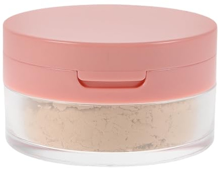 AUTSUPPL Polvos Sueltos De Maquillaje Facial 1 Unidad Tono 2 Claro Control Grasa Transpirable Resistente Al Sudor Con Borla Para Retoques y Viajes