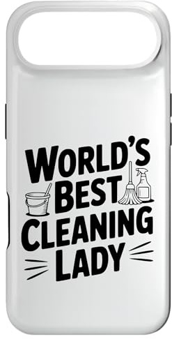 World's Best Cleaning Lady Quote for Housekeeper Case for iPhone Air