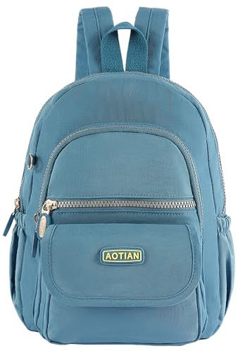 AOTIAN Nylon Lightweight Sturdy Little Casual Backpack 7 L Light Blue