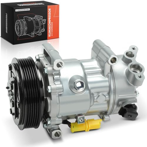 Frankberg Compresseur de climatisation avec embrayage 9659875780 | Compatible avec: C5 Je casse DE, 607 9D 9U, 2008 I CU, C5 I DC, Ulysse 179, DS3 Cabriolet SB, C6 TD, 307 Pause 3E