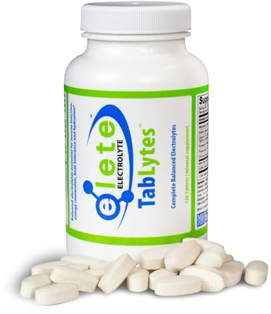 elete Electrolyte Tablets for Quick Recovery & Hydration – 9 Essential Electrolytes & Zero Sugar - Electrolyte Supplements for Supporting Energy, Endurance, and Hydration - 120 High Value Servings