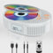 NEU Monodeal CD Player Bluetooth & Radio FM 2 in 1, Wiederaufladbar CD Player Tragbar mit Lautsprecher, Unterstützung AUX/USB-Weiß