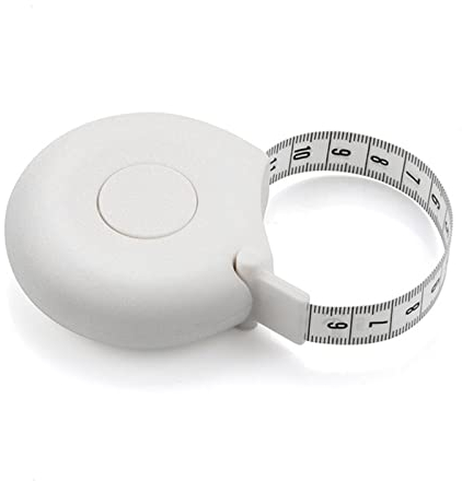 DUnLap Maßband Selbstklebend Maßband for Körper weiche einziehbare Taille Klebeband Maßnahme zum Nähen von Gewebe Schneider Tuch Handwerk Messband 2m Maßband Körper