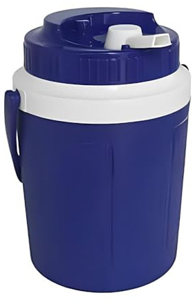 PLUS HOME-Nevera Portáti Bidón Termo Azul para Agua Fría o Caliente o Bebidas Frescas para Jardin Terraza Playa Camping Verano.