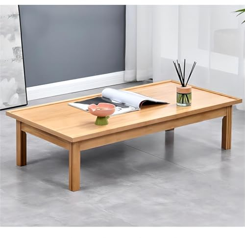 KEJIAWU Beistelltisch Couchtisch Korbtisch Kaffeetisch ，Klein Camping Beistelltisch Outdoor，Lerntisch Niedriger Teetisch，Bambus-Tatami-Teetisch Im Japanischen Stil(Size:60 * 50 * 35)